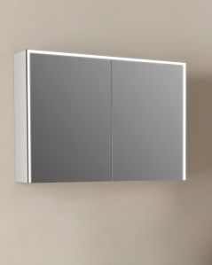 Specchio bagno contenitore led 100x70