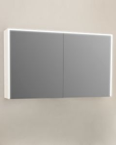 Specchio bagno contenitore led 120x70