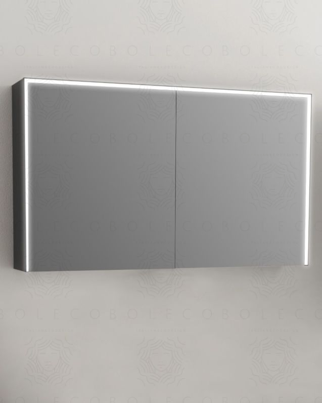 Specchio bagno contenitore led 120x70 Specchio bagno contenitore led 120x70