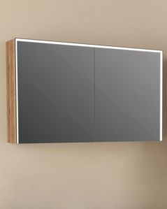 Specchio bagno contenitore led 120x70