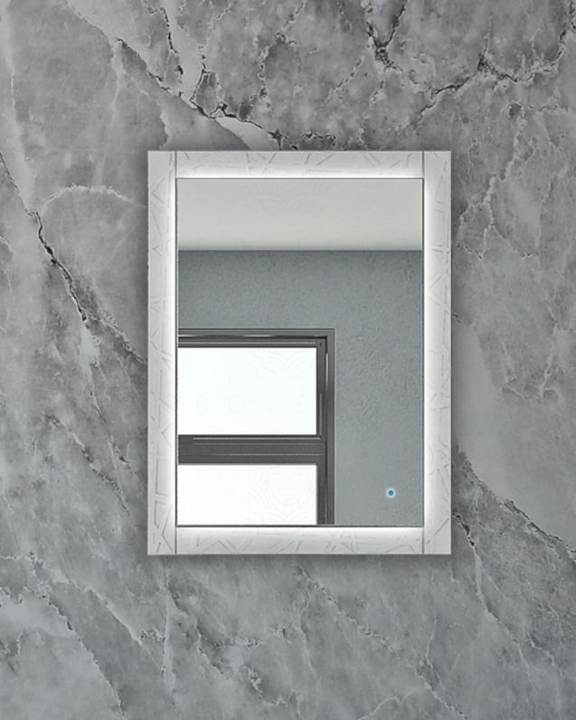 Specchio led touch con cornice Specchio led touch con cornice