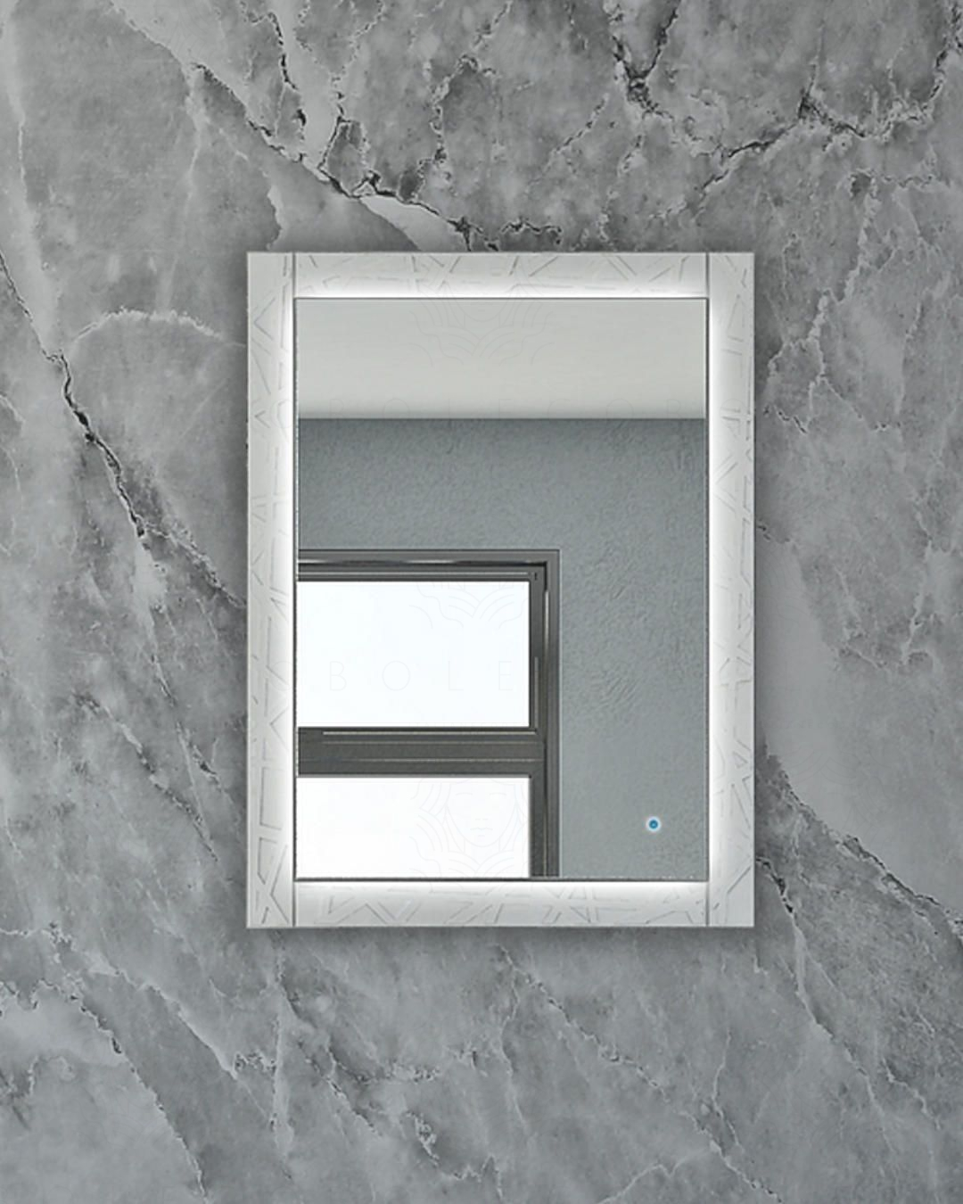 Specchio led touch con cornice Specchio led touch con cornice