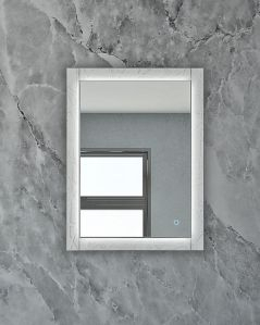 Specchio led touch con cornice