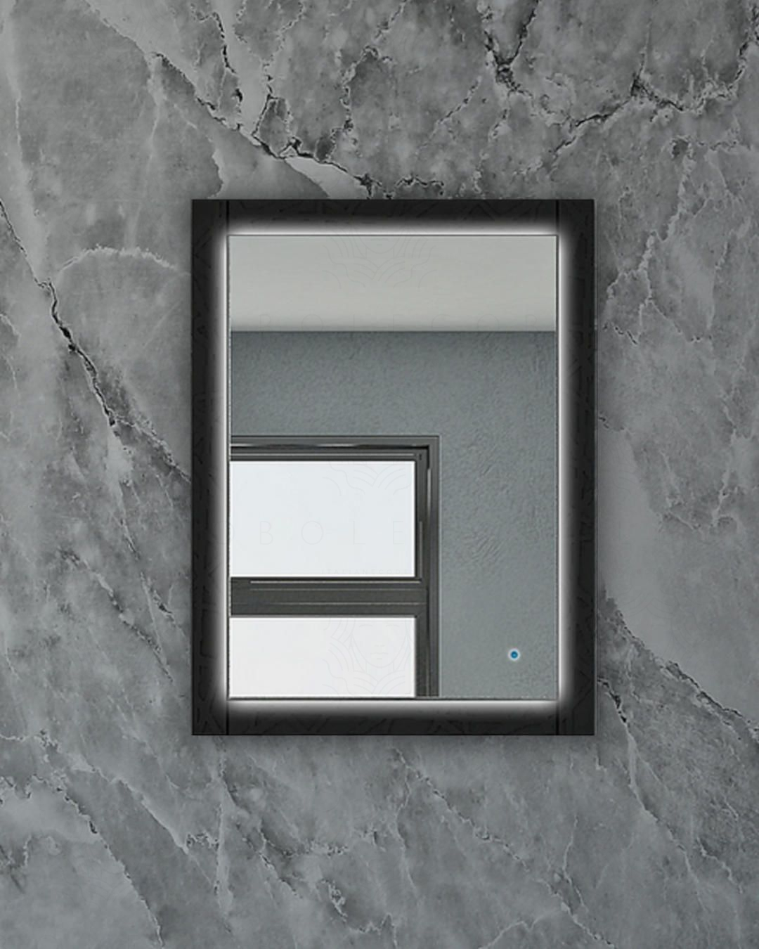 Specchio led touch con cornice Specchio led touch con cornice