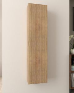 Colonna bagno sospesa River rovere naturale cm 35x140 con anta