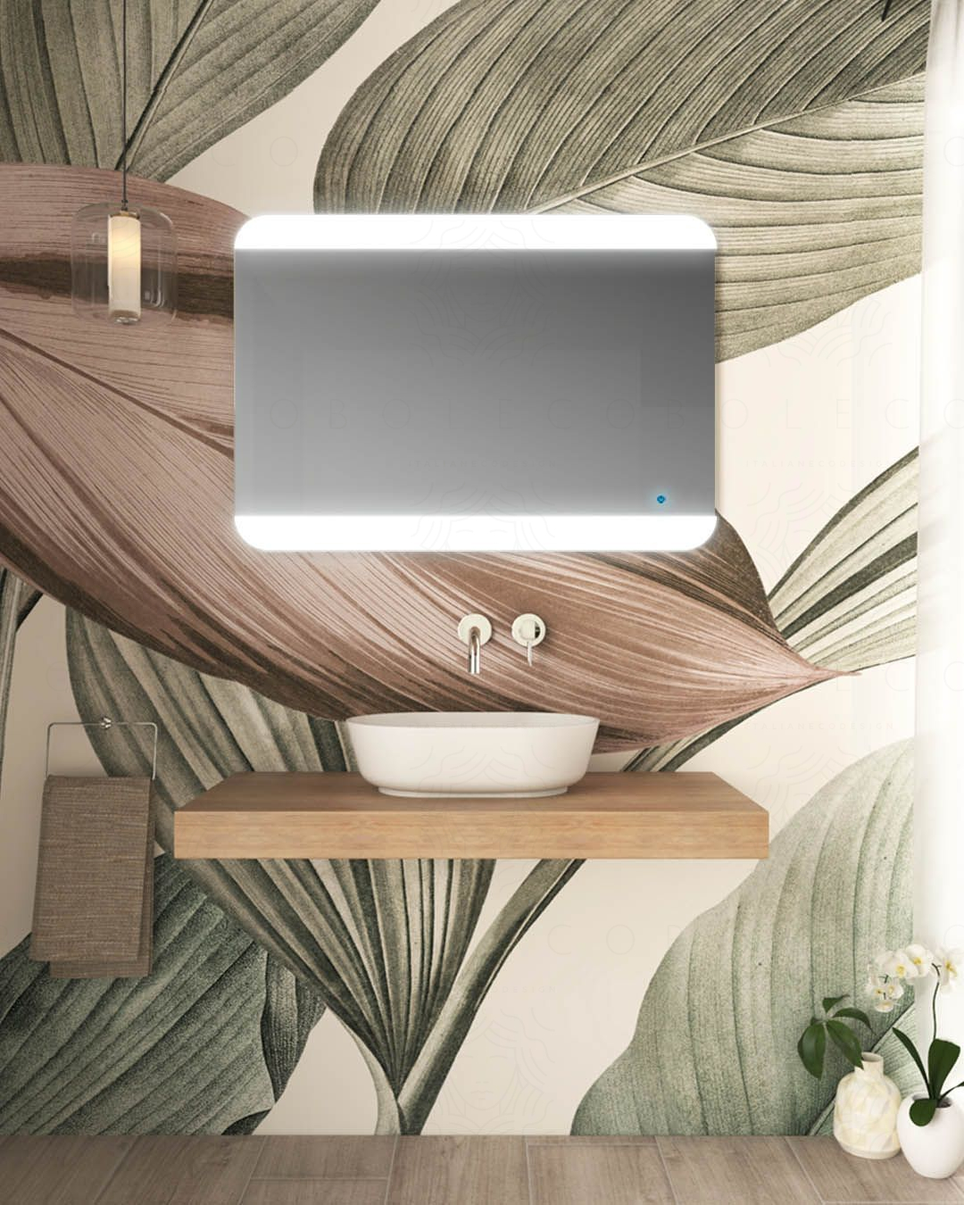 Mensolone bagno 100 cm Chic rovere naturale Mensolone bagno 100 cm Chic rovere naturale