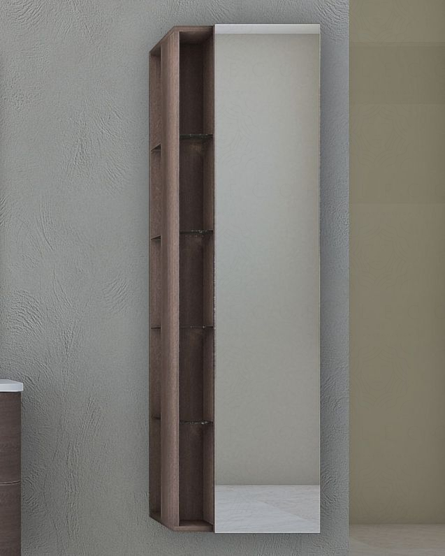 Colonna bagno sospesa 45 x 158 cm rovere touch