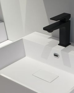 Mobile bagno sospeso Elite cm 50 bianco opaco e lavabo in