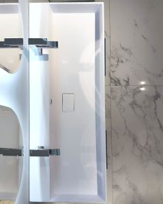 Mobile bagno sospeso Elite cm 120 e lavabo rigenerabile