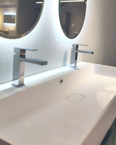 Mobile bagno sospeso Elite cm 120 e lavabo rigenerabile