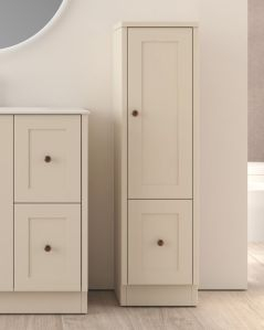 Colonna bagno a terra Matilde cotone cm 34x125 con 1 anta e 1