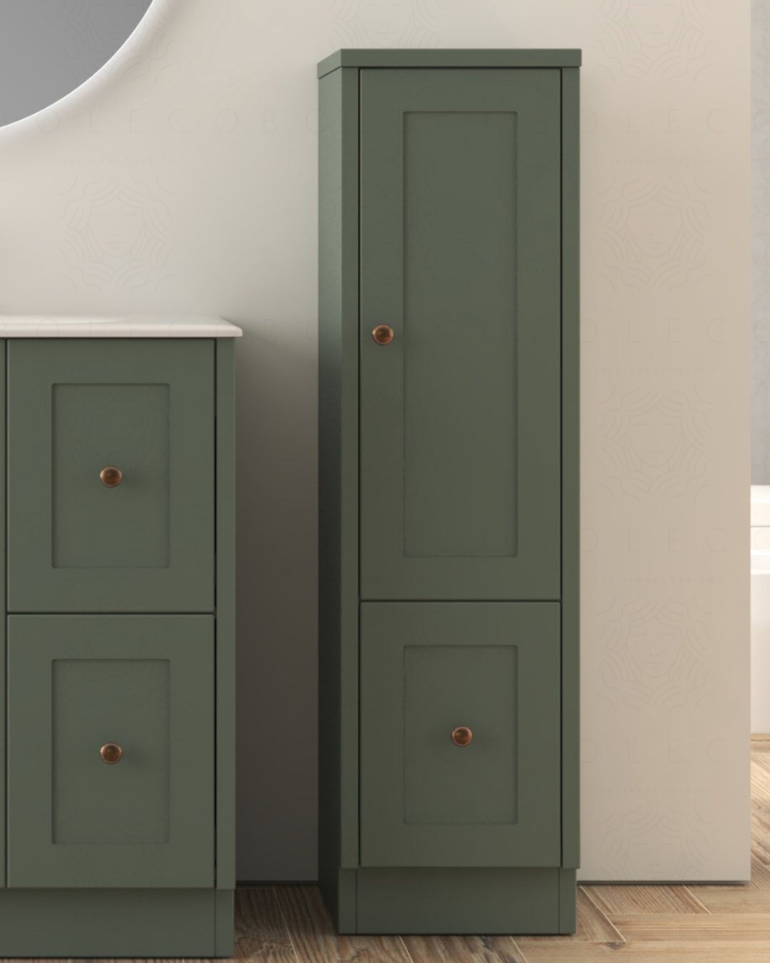 copy of Colonna bagno a terra Matilde terracotta cm 34x125 con copy of Colonna bagno a terra Matilde terracotta cm 34x125 con