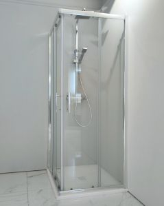 Box doccia quadrato cristallo temperato 6 mm - 90x90 cm