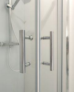Box doccia rettangolare cristallo temperato 6 mm, cm.80x120