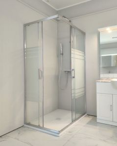 Box doccia rettangolare scorrevole 70x100 cm – cristallo