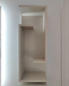 Pensile bagno Diadema cm 30x75 perla spatolato
