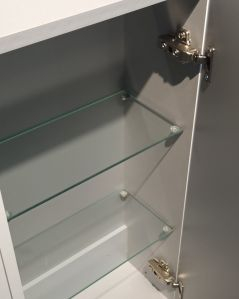 Colonna bagno sospesa cm 35x140 bianco lucido 1 anta soft close