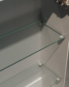 Colonna bagno sospesa cm 35x140 bianco lucido 1 anta soft close