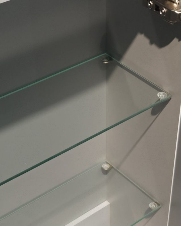 Colonna bagno sospesa cm 35x140 bianco lucido 1 anta soft close Colonna bagno sospesa cm 35x140 bianco lucido 1 anta soft close