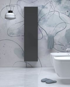 Colonna bagno sospesa cm 35x140 antracite lucido 1 anta soft