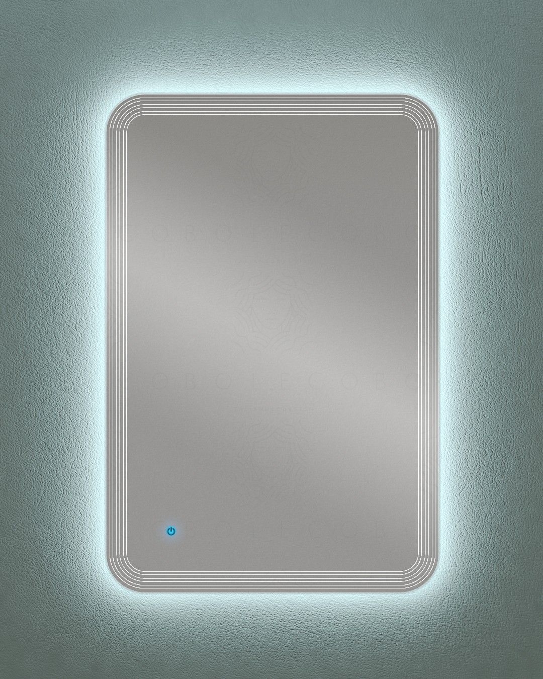 Specchio led con sensore touch e anti-appannamento, cm.60x90