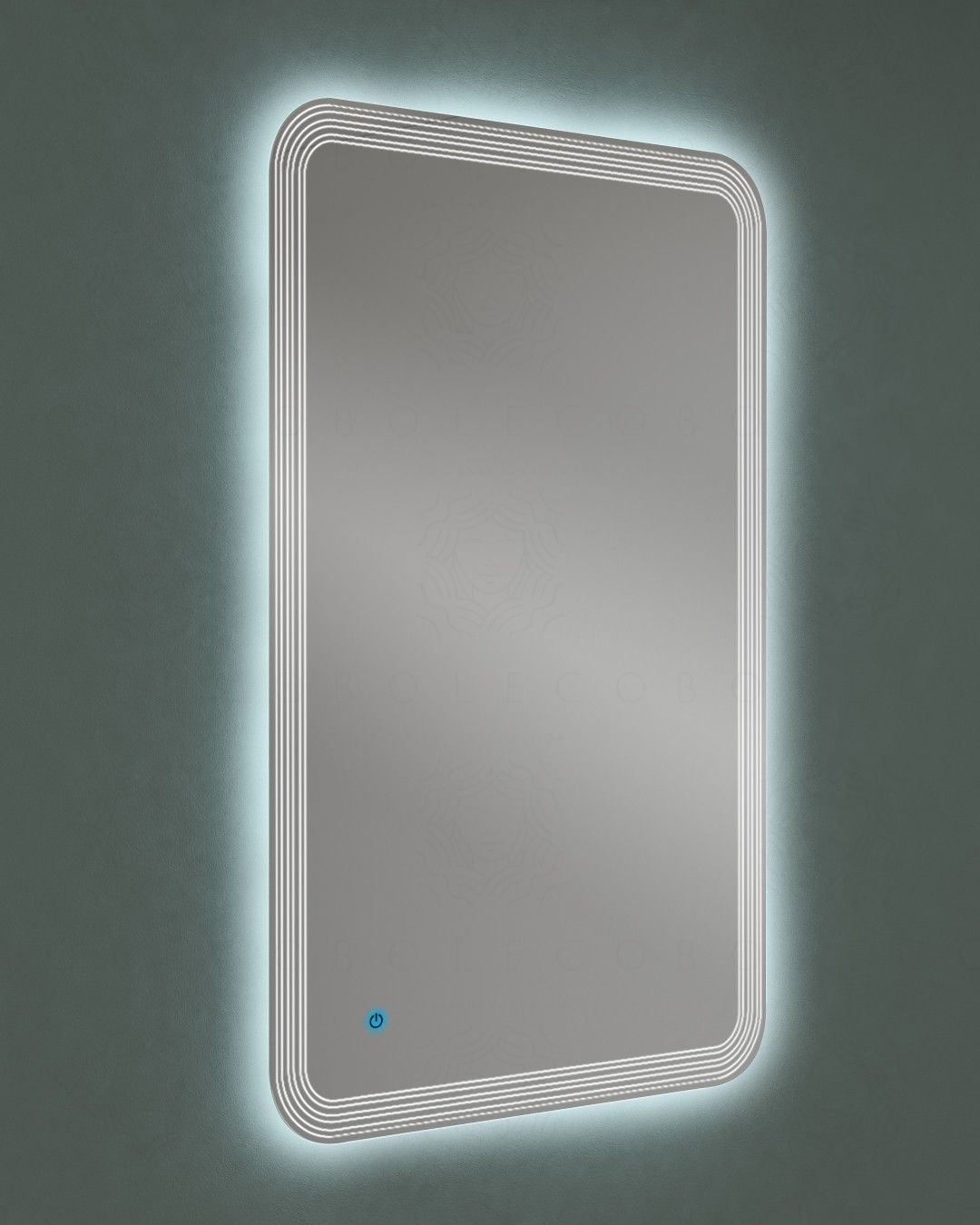 Specchio led con sensore touch e anti-appannamento, cm.60x90