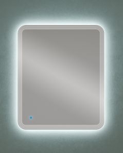 Specchio led con sensore touch e anti-appannamento, cm.74x90