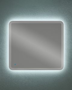 Specchio led con sensore touch e anti-appannamento, cm.100x90