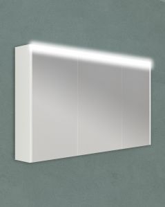 Specchio contenitore con presa ed interruttore, cm.120x67