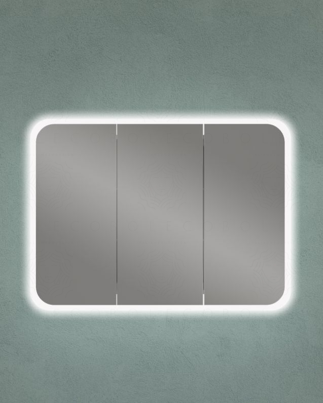 Specchio contenitore mobile bagno con presa ed interruttore Specchio contenitore mobile bagno con presa ed interruttore