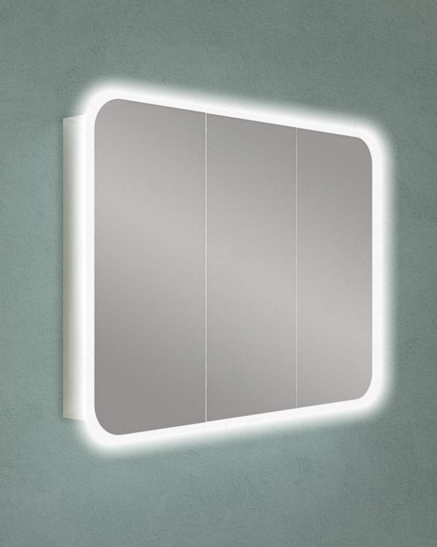 Specchio contenitore mobile bagno con presa ed interruttore Specchio contenitore mobile bagno con presa ed interruttore