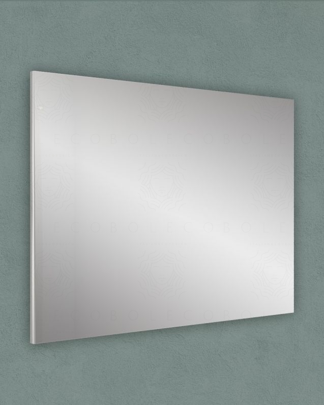 Specchio rettangolare, cm.100x70 reversibile