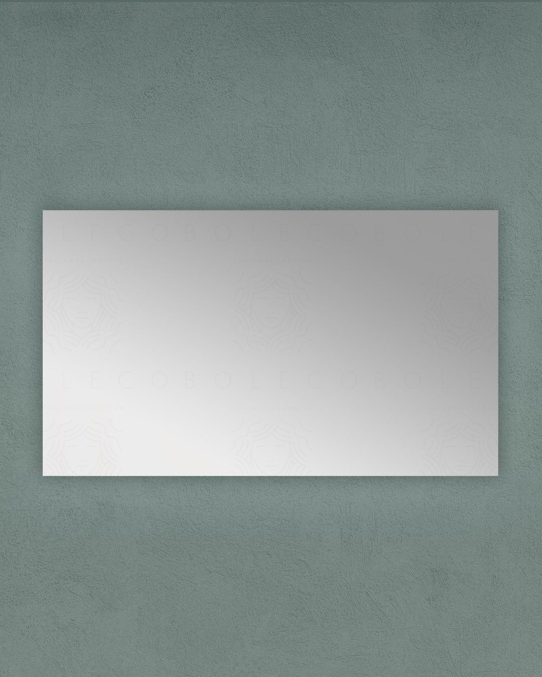Specchio rettangolare, cm.120x70 reversibile