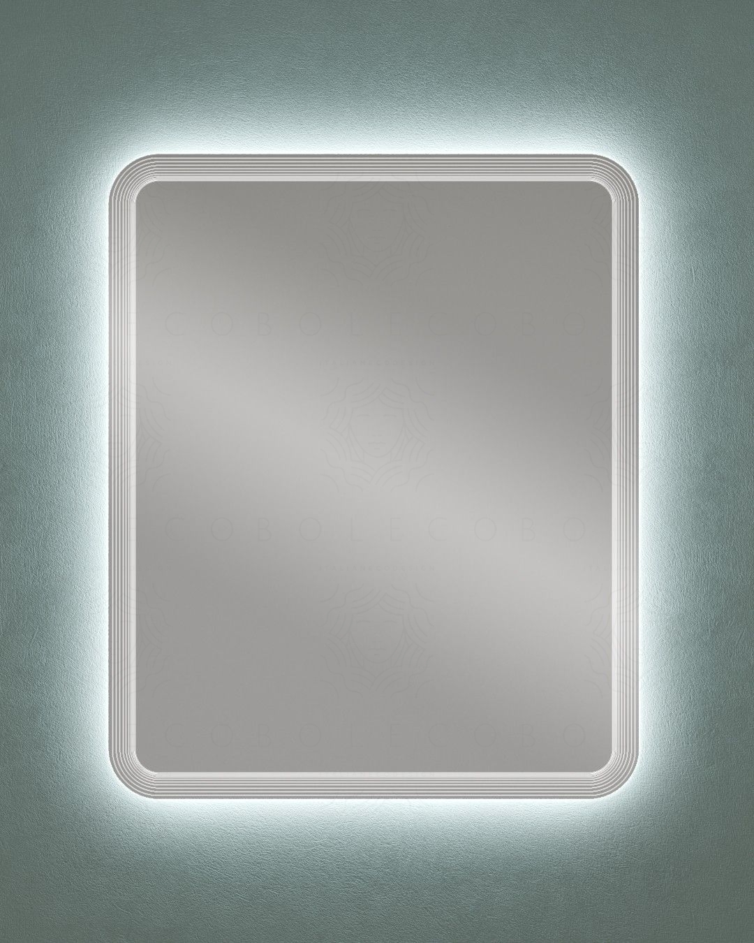 Specchio led rettangolare, cm.74x90