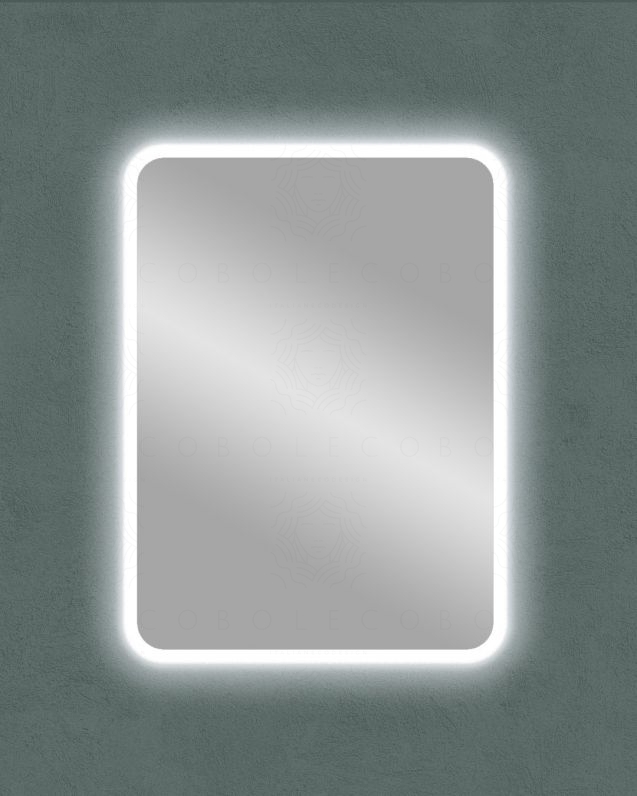 Specchio led con anti-appannamento, cm.60x95
