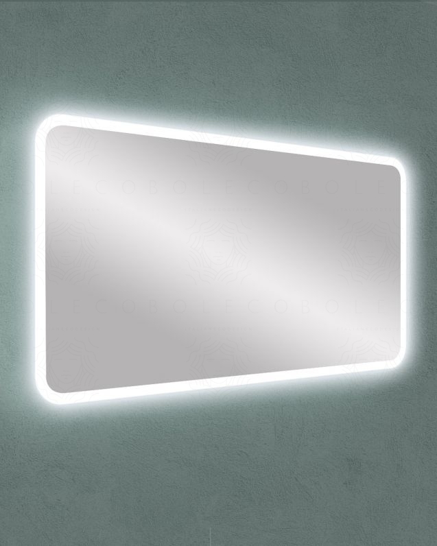 Specchio led con anti-appannamento, cm.141x70