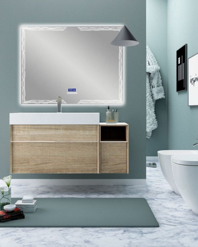 Mobile bagno sospeso Diadema cm.120 con specchio led Mobile bagno sospeso Diadema cm.120 con specchio led