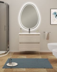 Mobile bagno sospeso Imperial cm.74 con specchio led