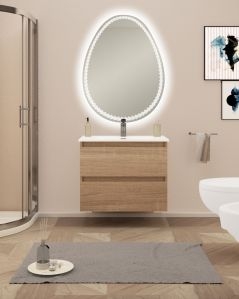 Mobile bagno sospeso Imperial cm.74 con specchio led
