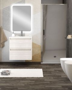 Mobile bagno sospeso Imperial cm.60 con specchio led