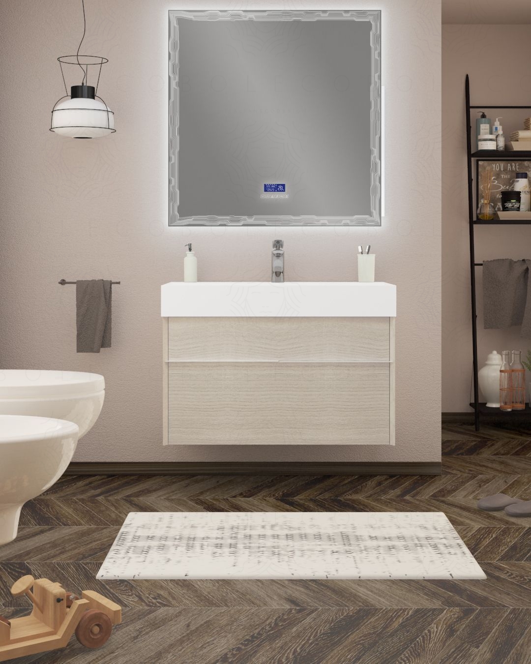 Mobile bagno sospeso Diadema cm.90 Mobile bagno sospeso Diadema cm.90