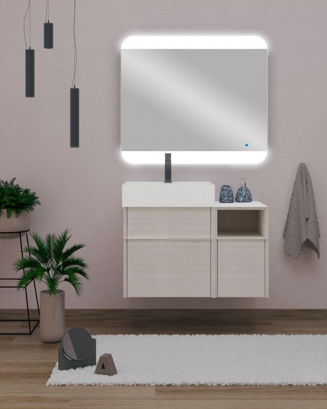 Mobile bagno sospeso Diadema cm.80 Mobile bagno sospeso Diadema cm.80