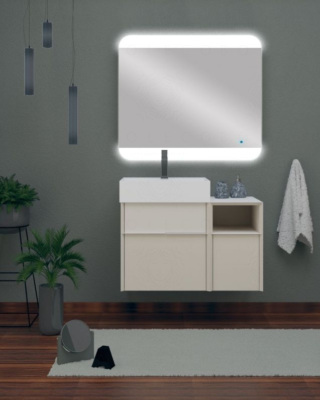 Mobile bagno sospeso Diadema cm.80