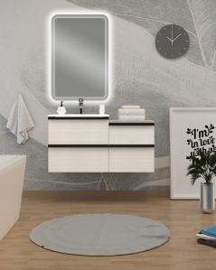 Mobile bagno sospeso Ghibli cm.105 con specchio led