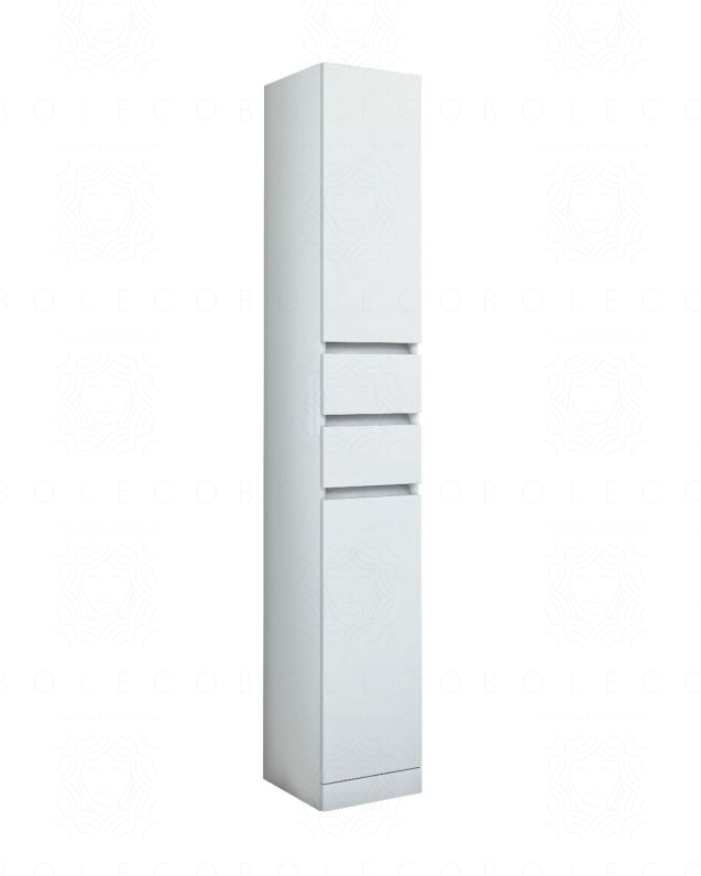 Colonna bagno a terra bianco lucido, cm. 30x190 Colonna bagno a terra bianco lucido, cm. 30x190