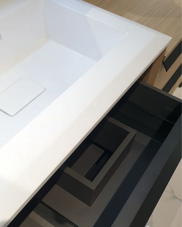 Mobile bagno a terra Ghibli cm.60 con specchio led Mobile bagno a terra Ghibli cm.60 con specchio led