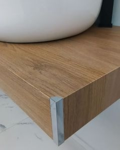 Mensolone bagno cm.90 completo di staffe regolabili e lavabo in