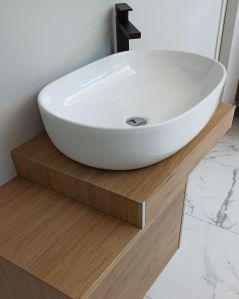 Mensolone bagno da cm.85 a cm.110, completo di staffe