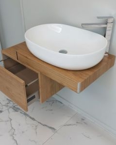 Mensolone bagno da cm.85 a cm.110, completo di staffe