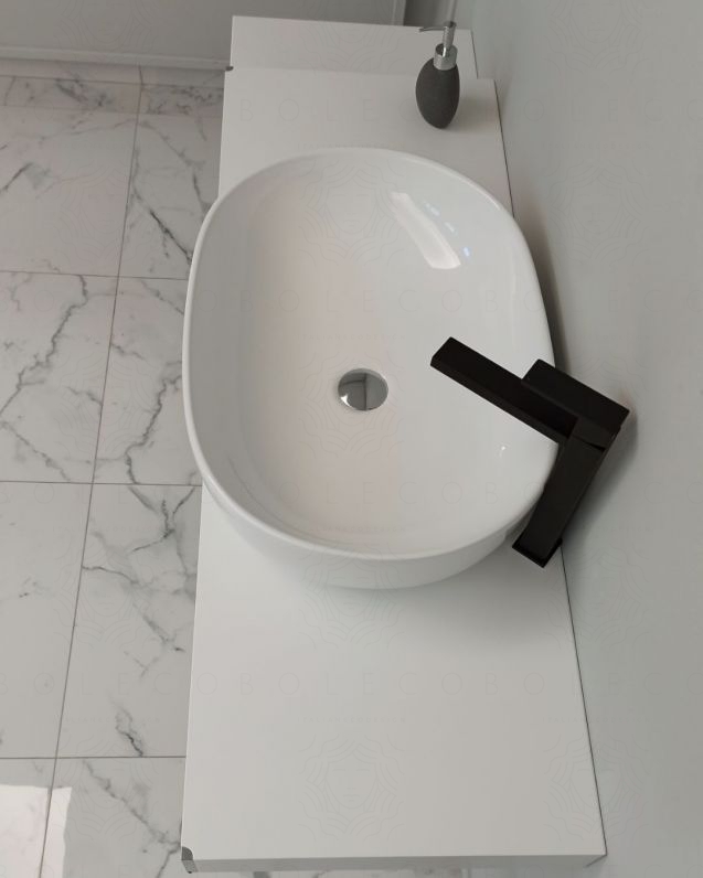 Mensolone bagno da cm.120 a cm.170, completo di staffe Mensolone bagno da cm.120 a cm.170, completo di staffe